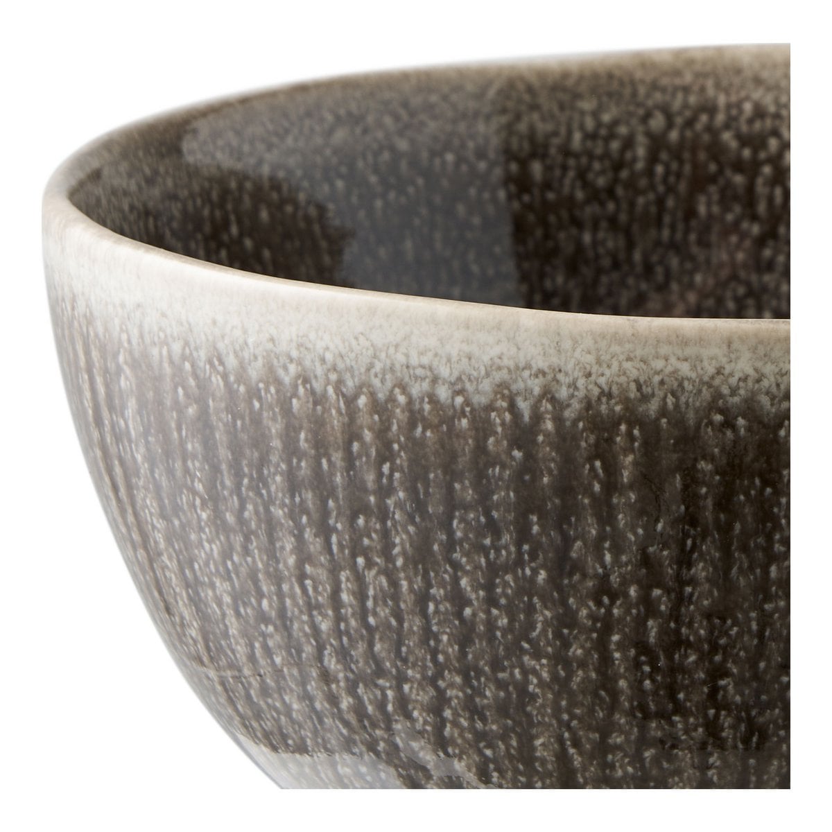 House Nordic ApS - Altvioolschaal, keramiek, grijs, ø14,5x7 cm, set van 4 - Deco Delights