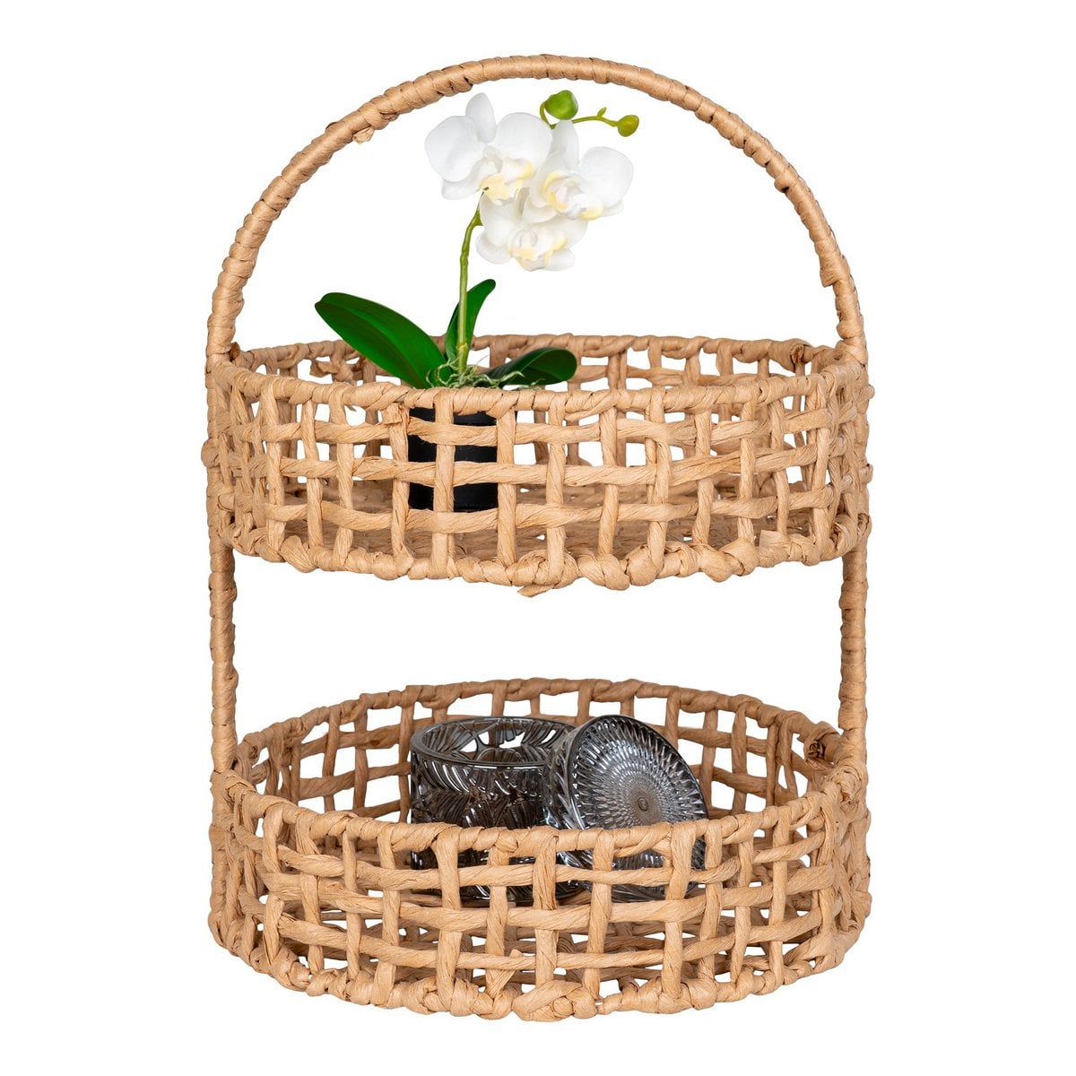 House Nordic ApS - Anadia Tray - Dienblad, papier, naturel, ø29x39 cm - Deco Delights