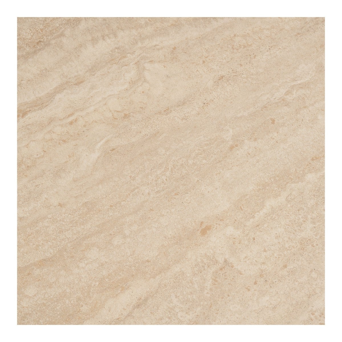 House Nordic ApS - Annecy Salontafel, keramisch tafelblad/staal, travertijn/zand, ø70x41 cm - Deco Delights