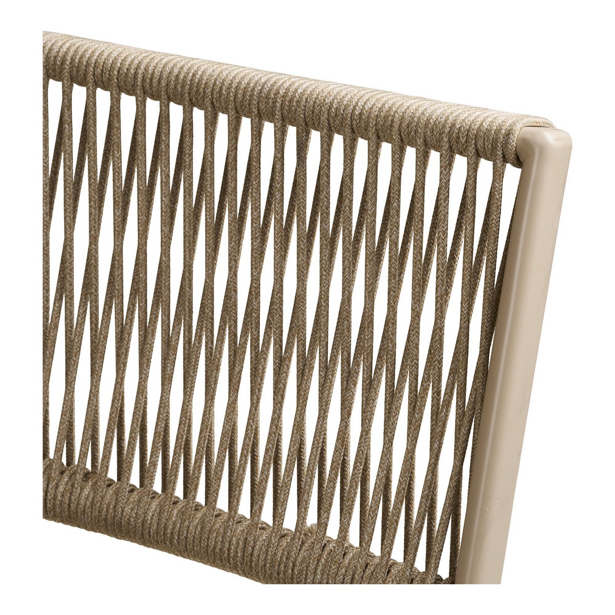 House Nordic ApS - Arcas Bistroset, 2 stoelen en 1 tafel, polyester/staal, taupe - Deco Delights