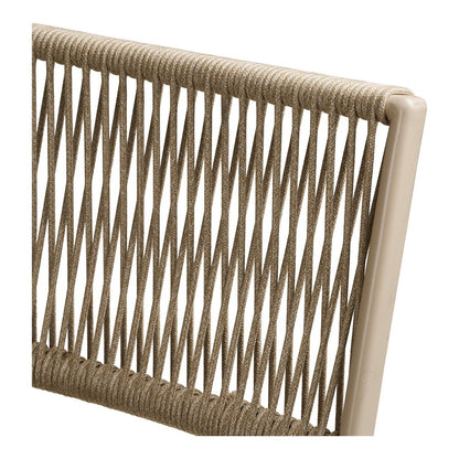 House Nordic ApS - Arcas Bistroset, 2 stoelen en 1 tafel, polyester/staal, taupe - Deco Delights