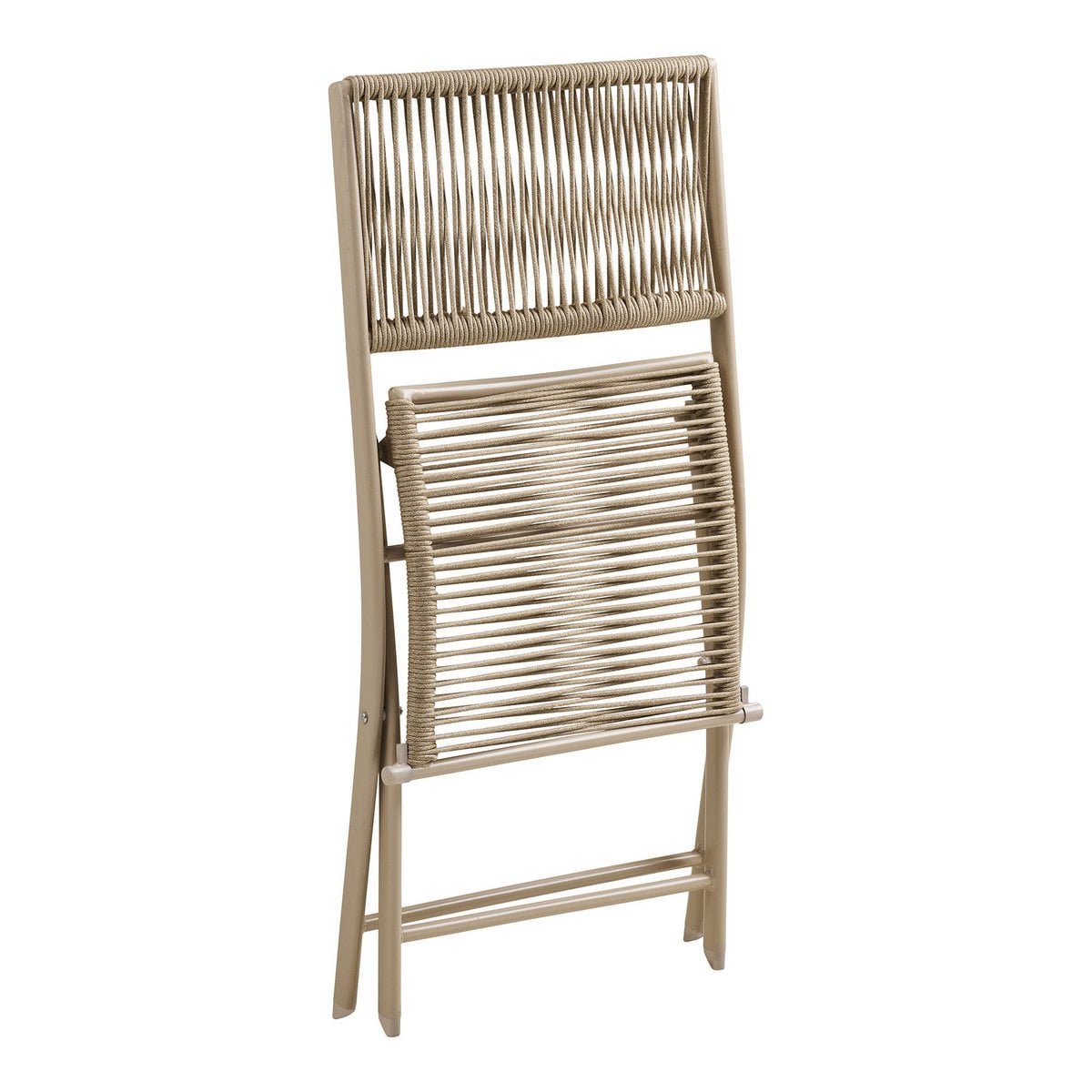 House Nordic ApS - Arcas Bistroset, 2 stoelen en 1 tafel, polyester/staal, taupe - Deco Delights