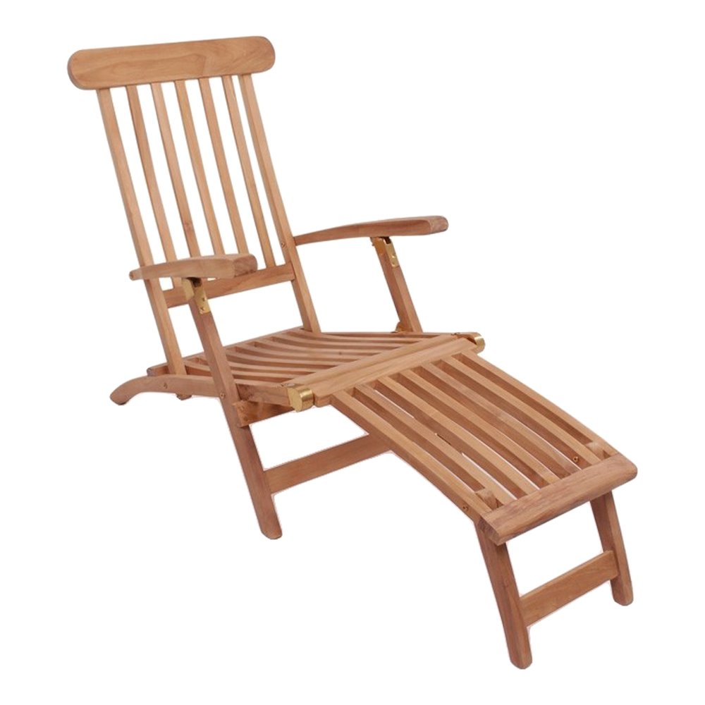 House Nordic ApS - Arrecife Teakhouten ligstoel - Natuurlijk, Teak, 150x60x95 cm - Deco Delights