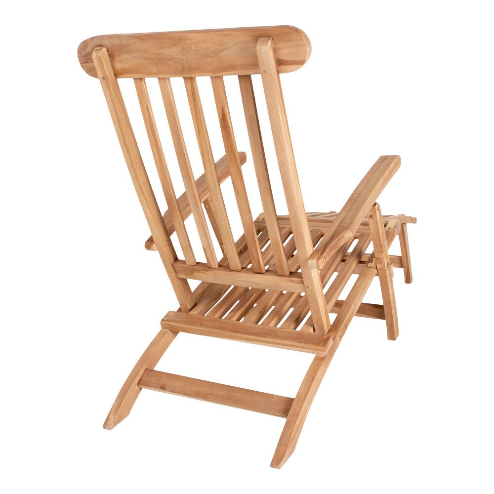 House Nordic ApS - Arrecife Teakhouten ligstoel - Natuurlijk, Teak, 150x60x95 cm - Deco Delights