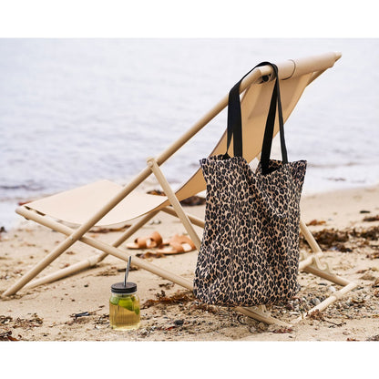 House Nordic ApS - Ava Shopper, luipaard, 35x39 cm - Deco Delights