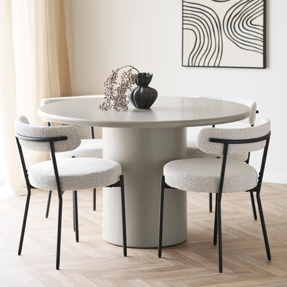 House Nordic ApS - Badalona Eetkamerstoel Wit - Deco Delights Eetkamerstoel
