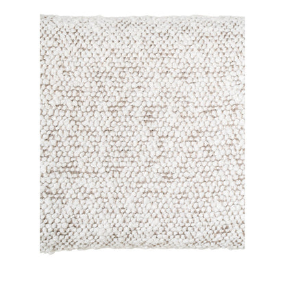 House Nordic ApS - Badalona Eetkamerstoel - Wit Bouclé, Zwarte Poten - Set van 2 - Deco Delights