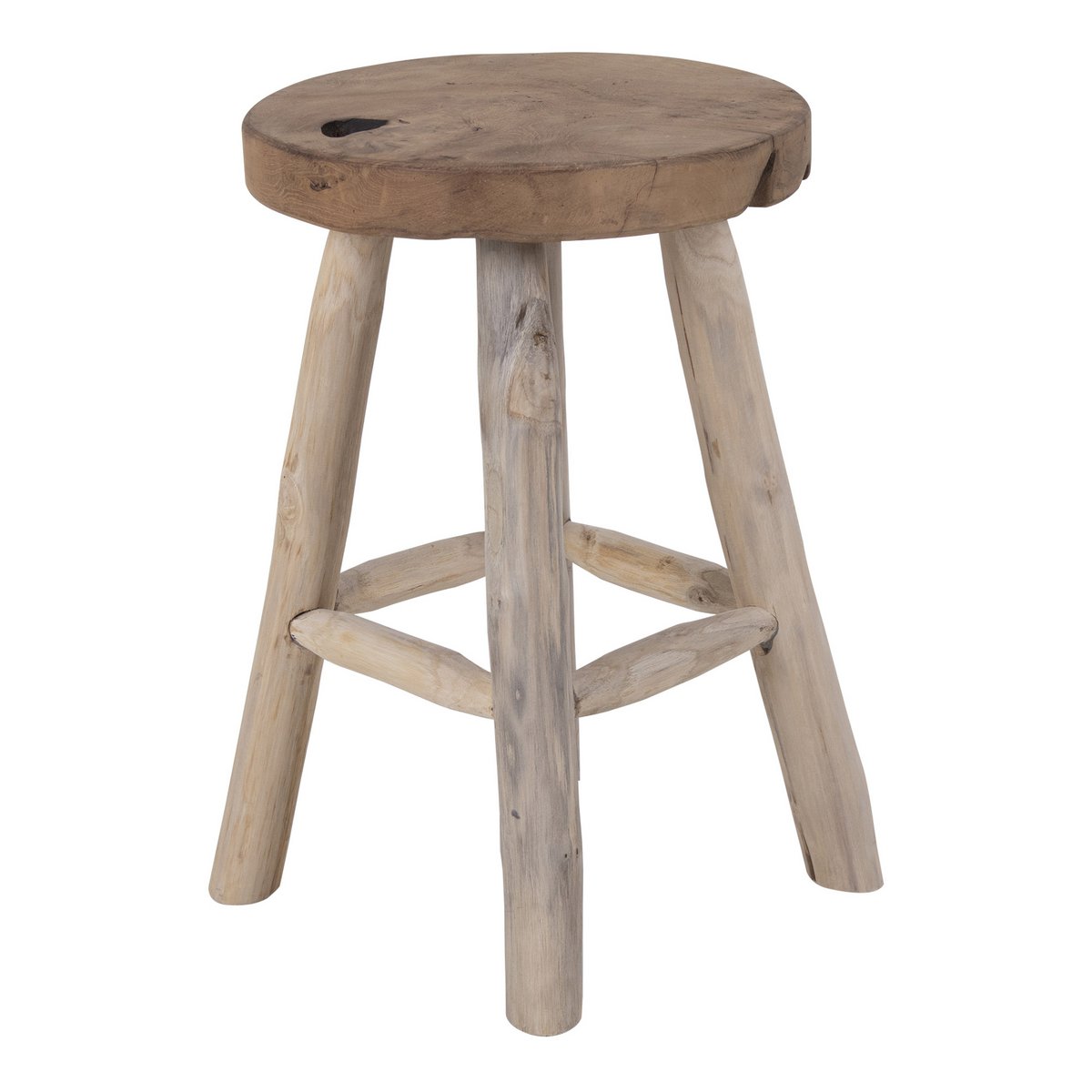 House Nordic ApS - Badia Kruk - Teak, Natuurlijk - Ø30x45 cm - Deco Delights