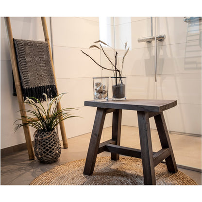 House Nordic ApS - Barcelona Bank - Natuurlijk, Teak, 50x25x45cm - Deco Delights