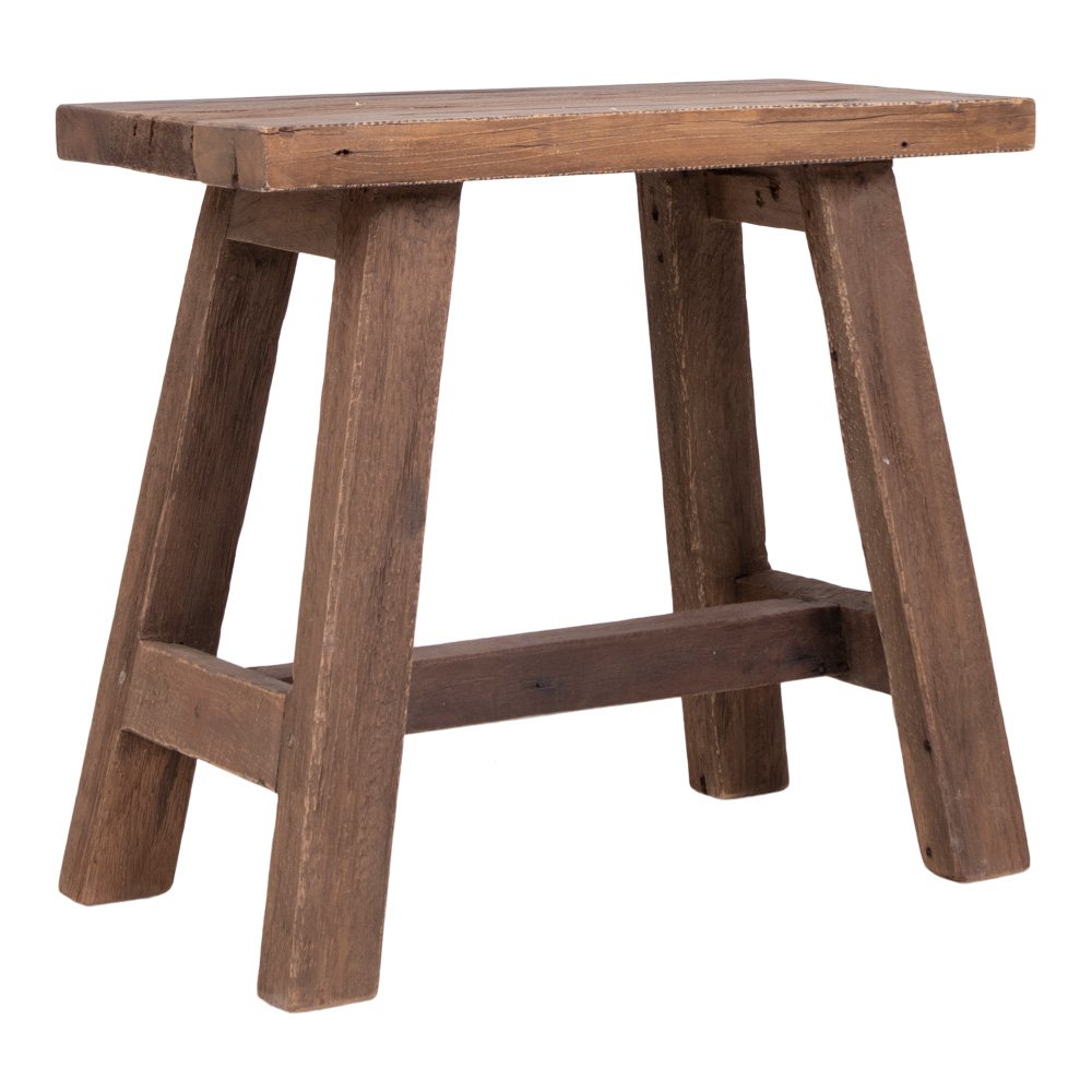 House Nordic ApS - Barcelona Bank - Natuurlijk, Teak, 50x25x45cm - Deco Delights