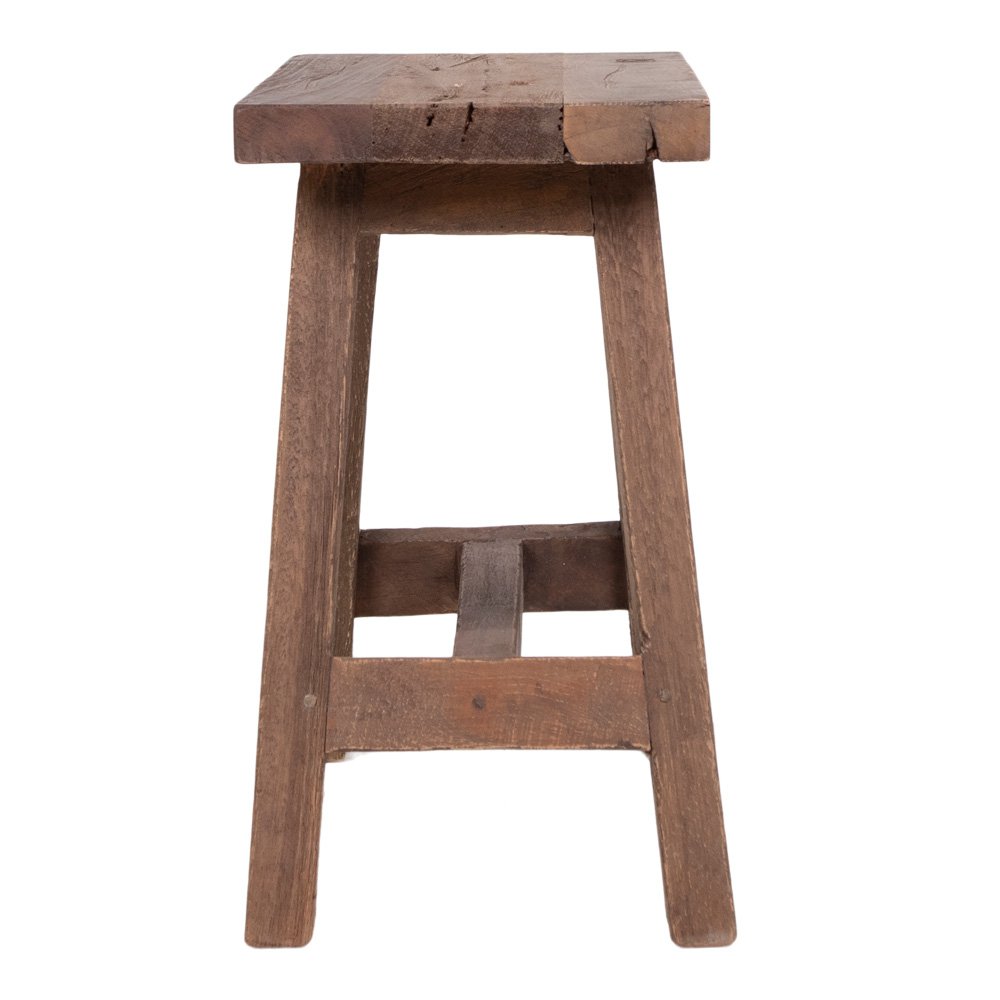 House Nordic ApS - Barcelona Bank - Natuurlijk, Teak, 50x25x45cm - Deco Delights