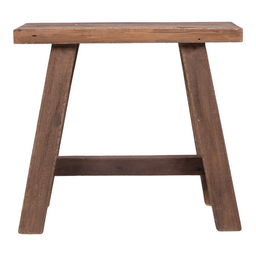 House Nordic ApS - Barcelona Bank - Natuurlijk, Teak, 50x25x45cm - Deco Delights