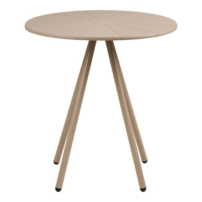 House Nordic ApS - Barletta Bistrotafel, polypropyleen/staal, taupe, ø70x73,5 cm - Deco Delights