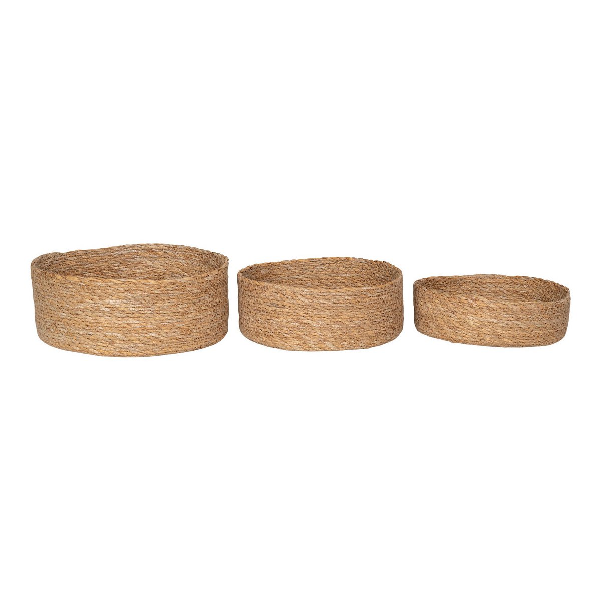 House Nordic ApS - Batam Basket - Mand, zeegras, naturel, set van 3 - Deco Delights