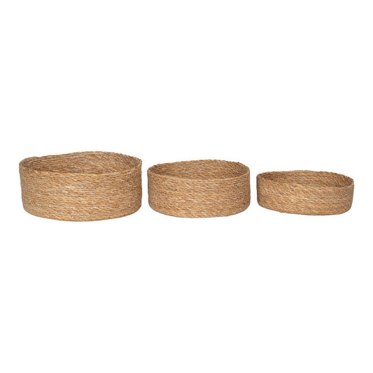 House Nordic ApS - Batam Basket - Mand, zeegras, naturel, set van 3 - Deco Delights