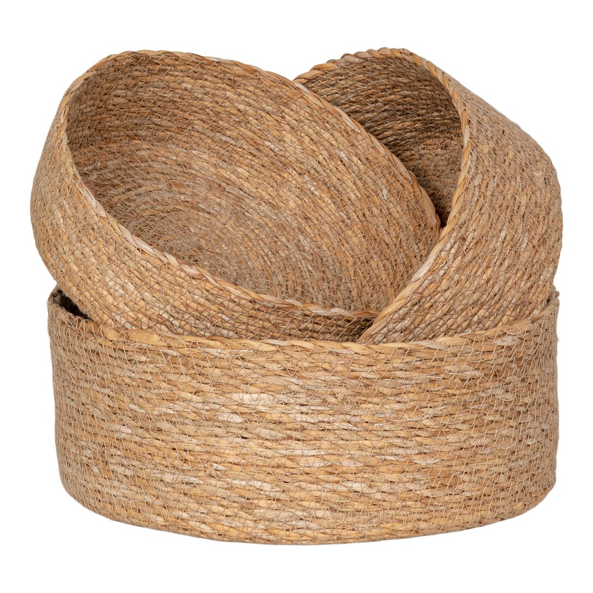 House Nordic ApS - Batam Basket - Mand, zeegras, naturel, set van 3 - Deco Delights