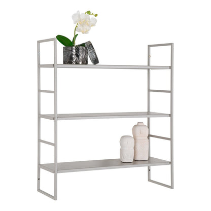 House Nordic ApS - Beja Planken - Cool Grey, Staal, 48x17x55 cm - Deco Delights