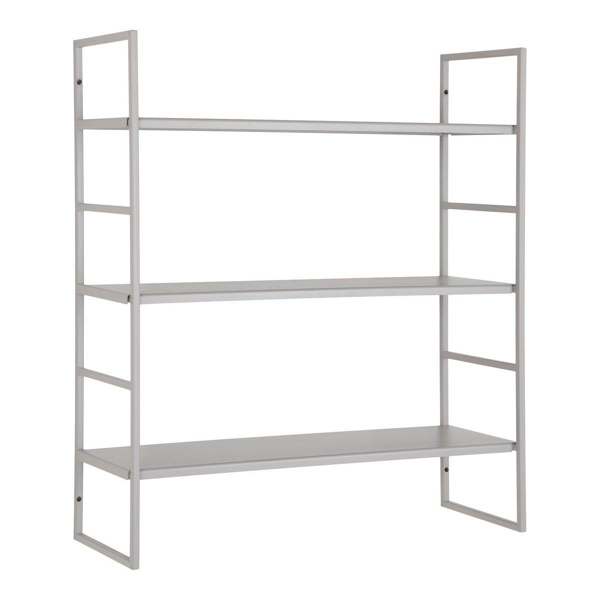 House Nordic ApS - Beja Shelves - Planken, staal, koel grijs, 3 planken, 48x17x55 cm - Deco Delights