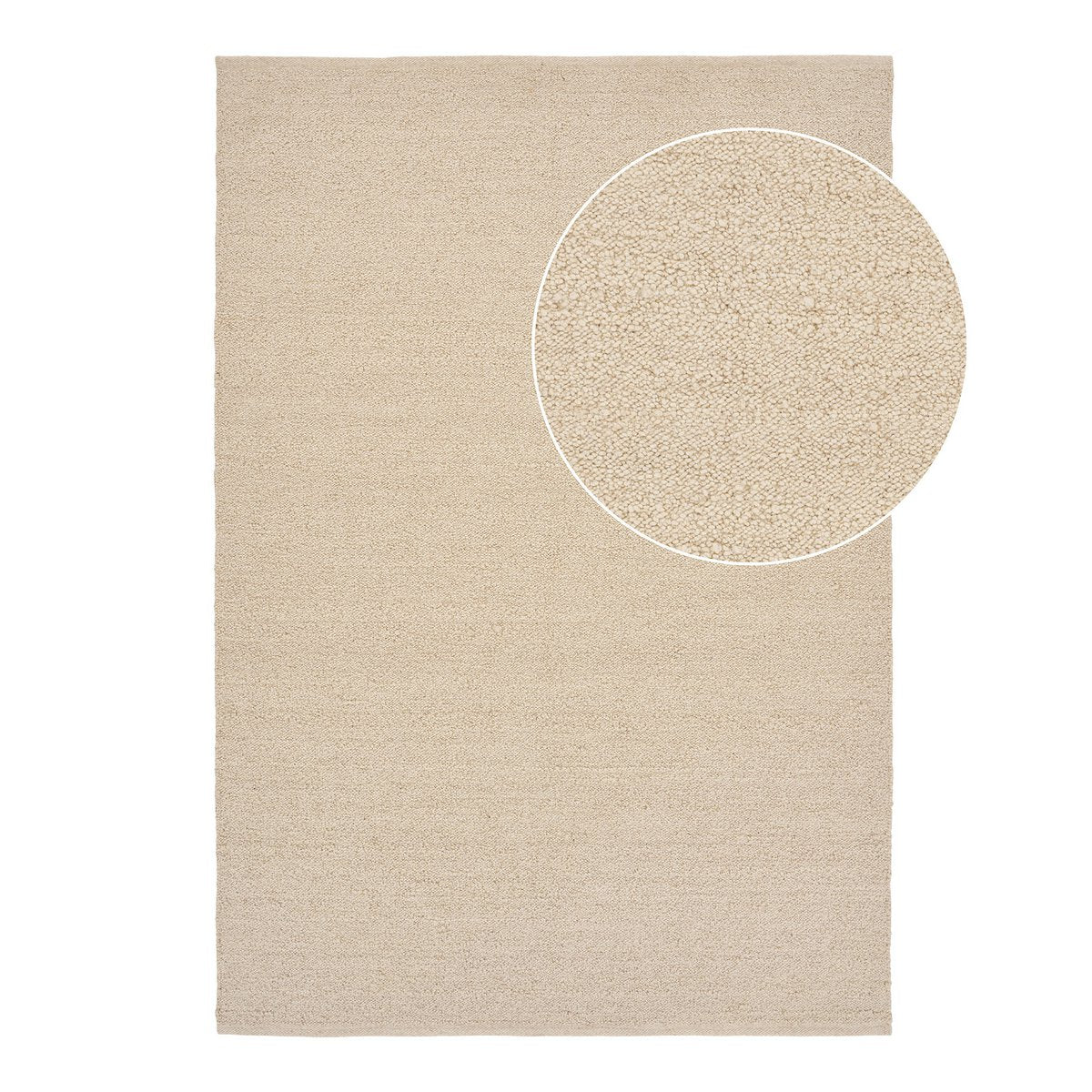 House Nordic ApS - Bela Vloerkleed, handgeweven, beige, 160x230 cm - Deco Delights