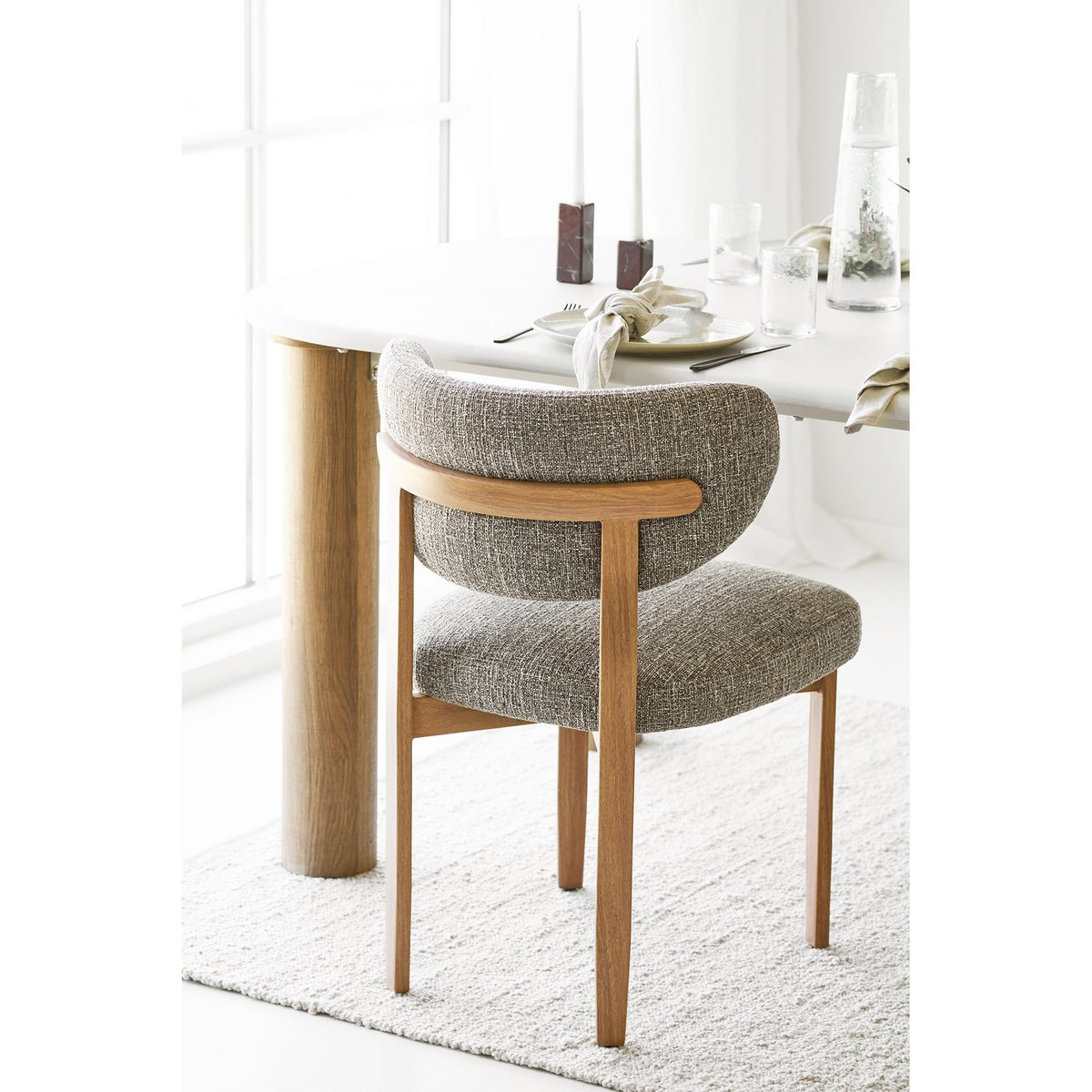 House Nordic ApS - Bela Vloerkleed, handgeweven, beige, 160x230 cm - Deco Delights