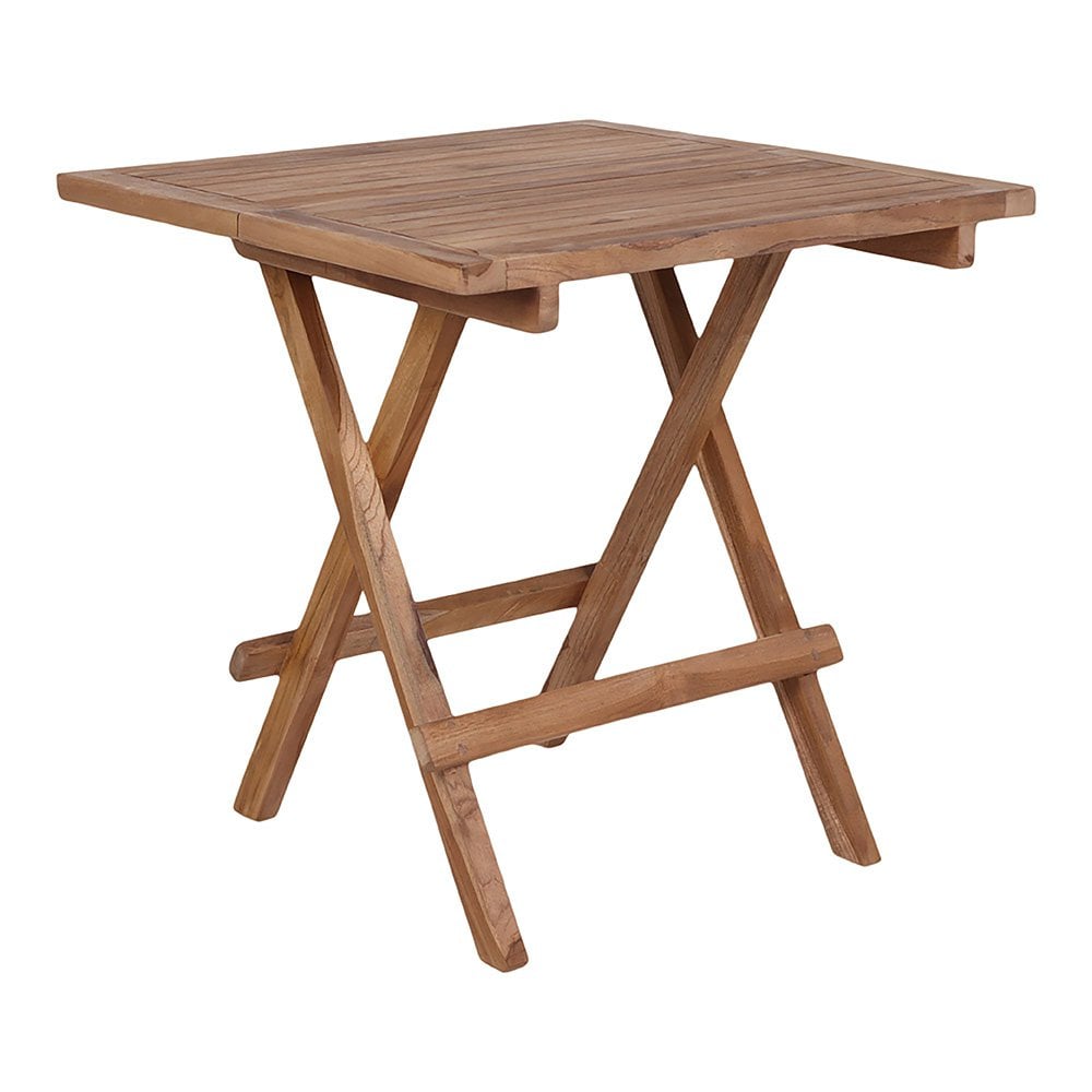 House Nordic ApS - Bilbao Bijzettafel - Natuurlijk, Teak, 50x50x50 cm - Deco Delights