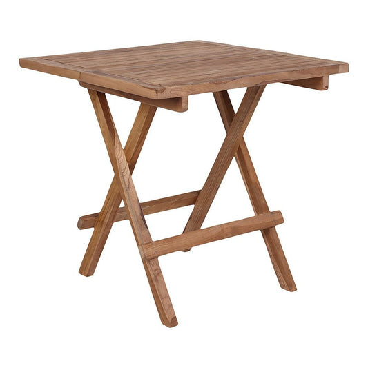 House Nordic ApS - Bilbao Bijzettafel - Natuurlijk, Teak, 50x50x50 cm - Deco Delights