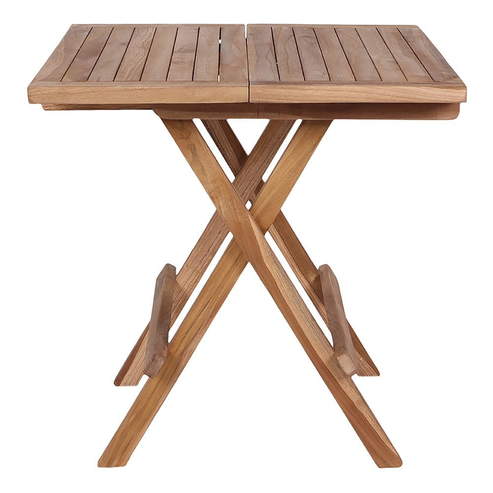 House Nordic ApS - Bilbao Bijzettafel - Natuurlijk, Teak, 50x50x50 cm - Deco Delights