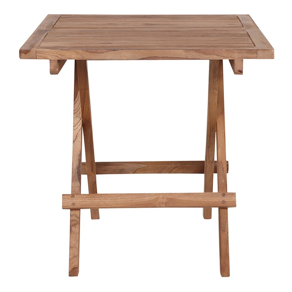 House Nordic ApS - Bilbao Bijzettafel - Natuurlijk, Teak, 50x50x50 cm - Deco Delights