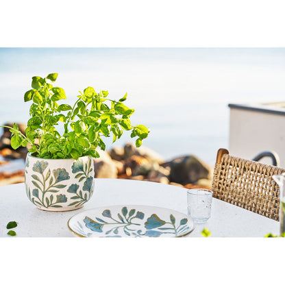 House Nordic ApS - Bloempot, keramiek, wit mix, ø22,5x17,5 cm - Deco Delights