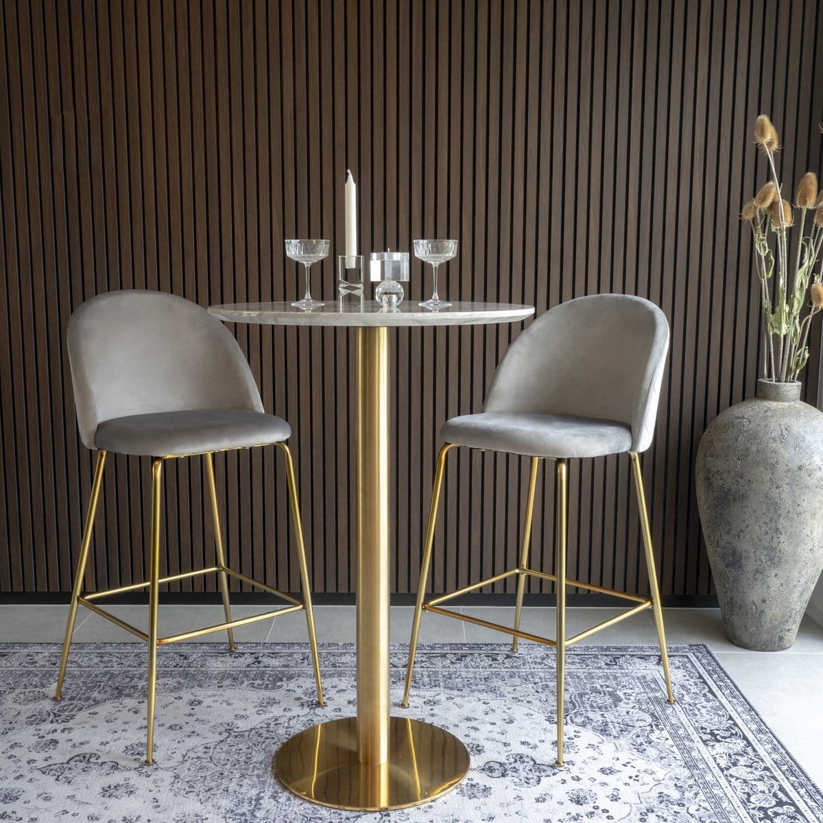 House Nordic ApS - Bolzano Bartafel - Deco Delights Bartafel #color_brass-base