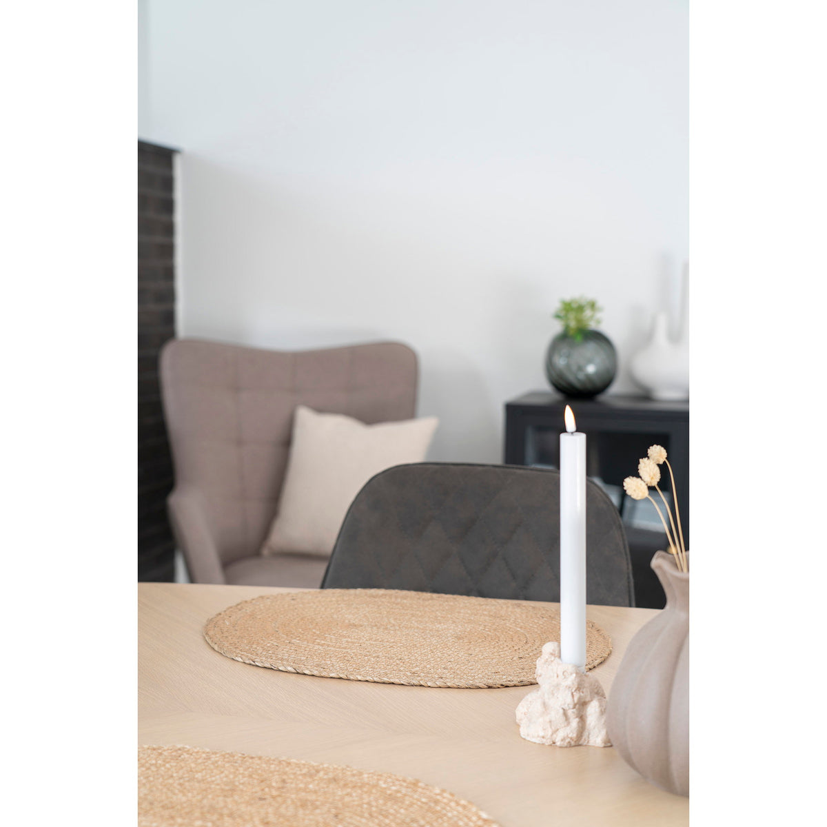 House Nordic ApS - Bombay Placemat Naturel Ovaal 35x45 cm - Deco Delights Placemat
