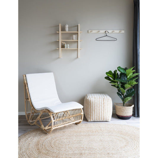 House Nordic ApS - Bombay Rug - Vloerkleed van gevlochten jute, natuur, ovaal, 140x200 cm - Deco Delights