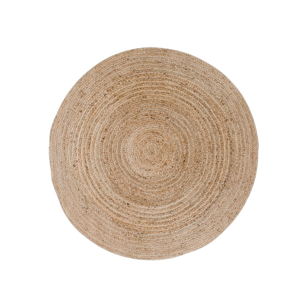 House Nordic ApS - Bombay Vloerkleed - Gevlochten jute, naturel - Ø90 cm - Deco Delights