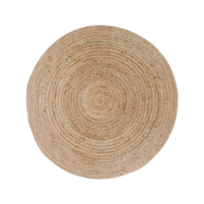 House Nordic ApS - Bombay Vloerkleed - Naturel, Jute, Ø120cm - Deco Delights
