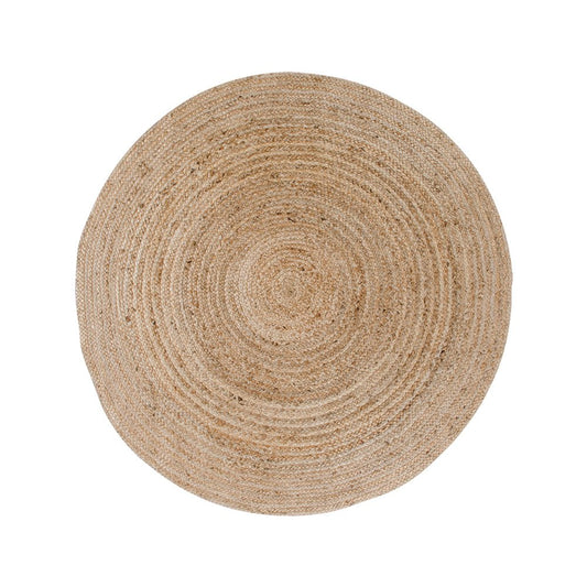 House Nordic ApS - Bombay Vloerkleed - Naturel, Jute, Ø120cm - Deco Delights