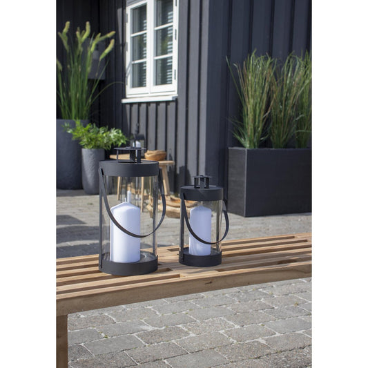 House Nordic ApS - Bondi-lantaarns - Zwart, staal/glas - Set van 2 - Deco Delights
