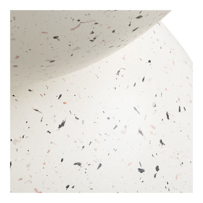 House Nordic ApS - Bonita Bijzettafel, fiberclay, terrazzo-look, ø40x45 cm - Deco Delights