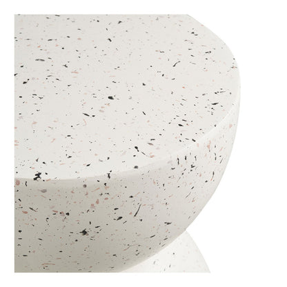 House Nordic ApS - Bonita Bijzettafel, fiberclay, terrazzo-look, ø40x45 cm - Deco Delights