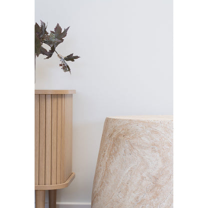 House Nordic ApS - Bonn -bijzettafel - Natural, Fiberclay, Ø47.5x41 cm - Deco Delights
