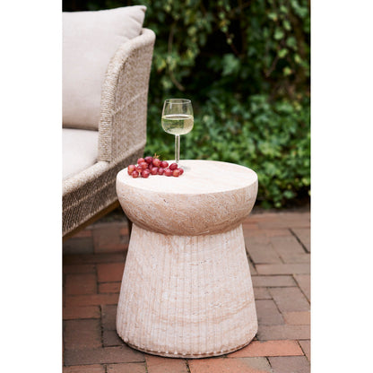 House Nordic ApS - Bonn Bijzettafel Naturel 37x37x43 cm - Deco Delights Bijzettafel