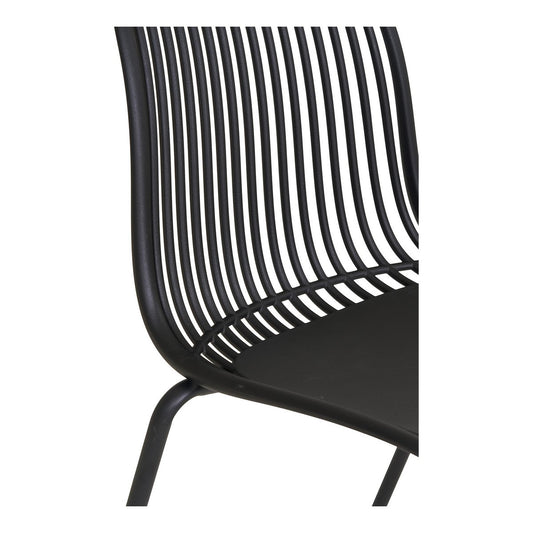 House Nordic ApS - Branson Garden Chair - Zwart, stapelbaar, 55x46,5x82 cm - set van 4 - Deco Delights