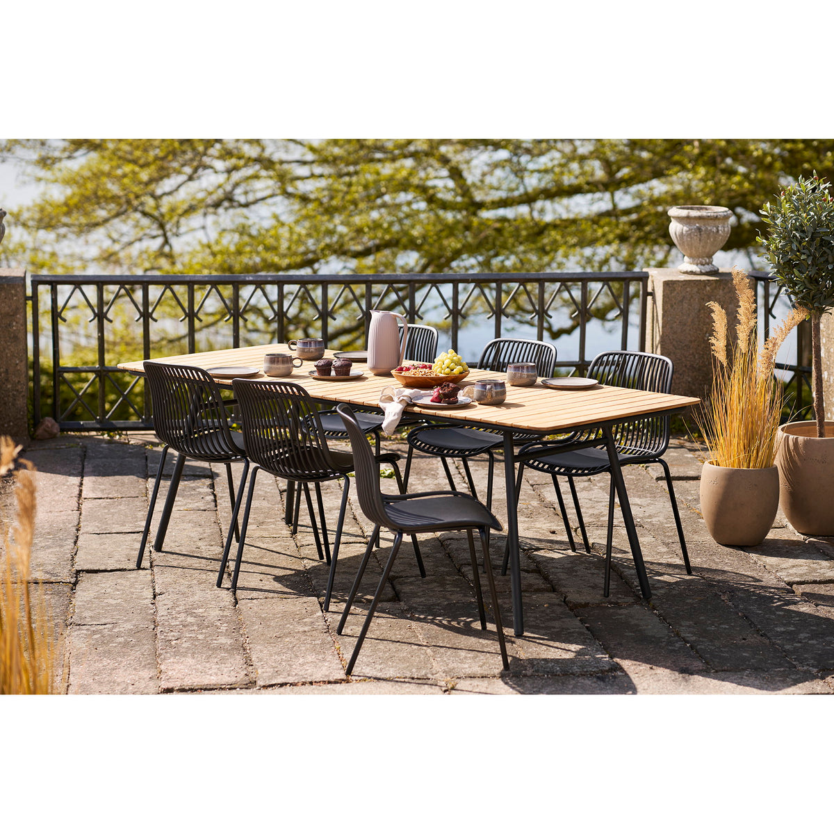 House Nordic ApS - Branson Tuinstoel Zwart - Deco Delights Tuinstoel