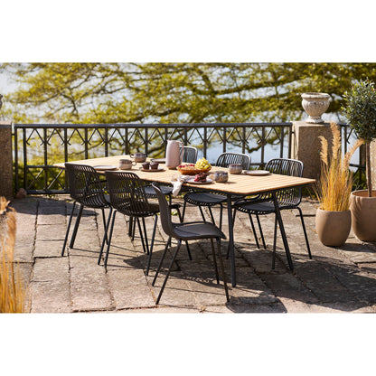 House Nordic ApS - Branson Tuinstoel Zwart - Deco Delights Tuinstoel