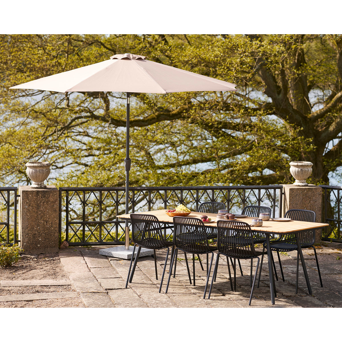 House Nordic ApS - Branson Tuinstoel Zwart - Deco Delights Tuinstoel