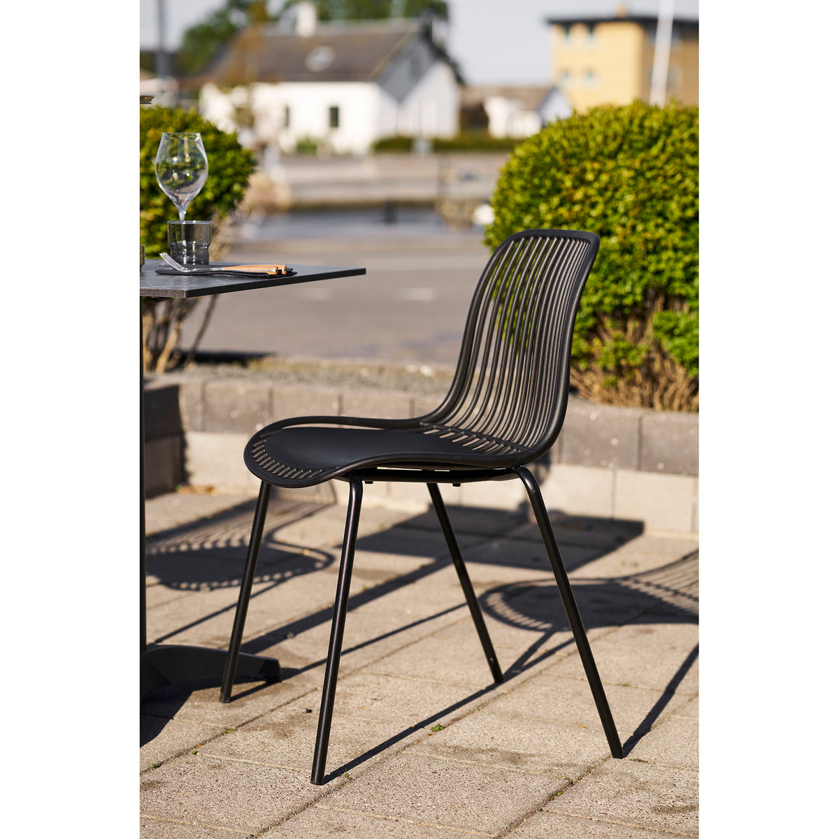 House Nordic ApS - Branson Tuinstoel Zwart - Deco Delights Tuinstoel