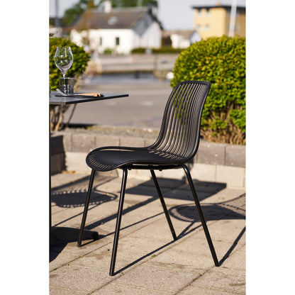 House Nordic ApS - Branson Tuinstoel Zwart - Deco Delights Tuinstoel
