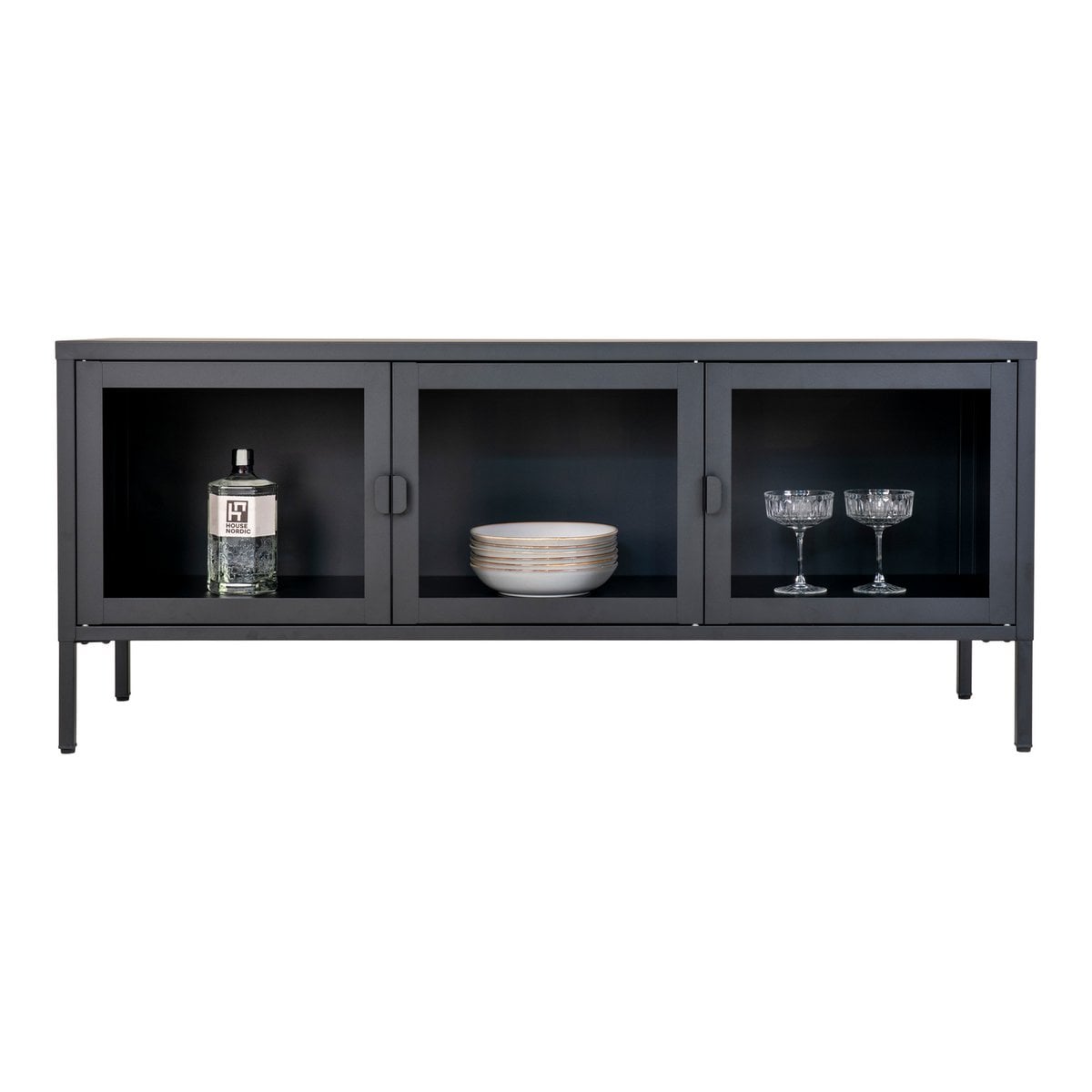 House Nordic ApS - Brisbane TV-meubel Zwart - Deco Delights