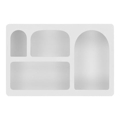 House Nordic ApS - Bryne Wandplank - Wit, Geverfd hout, 40x13x60cm - Deco Delights