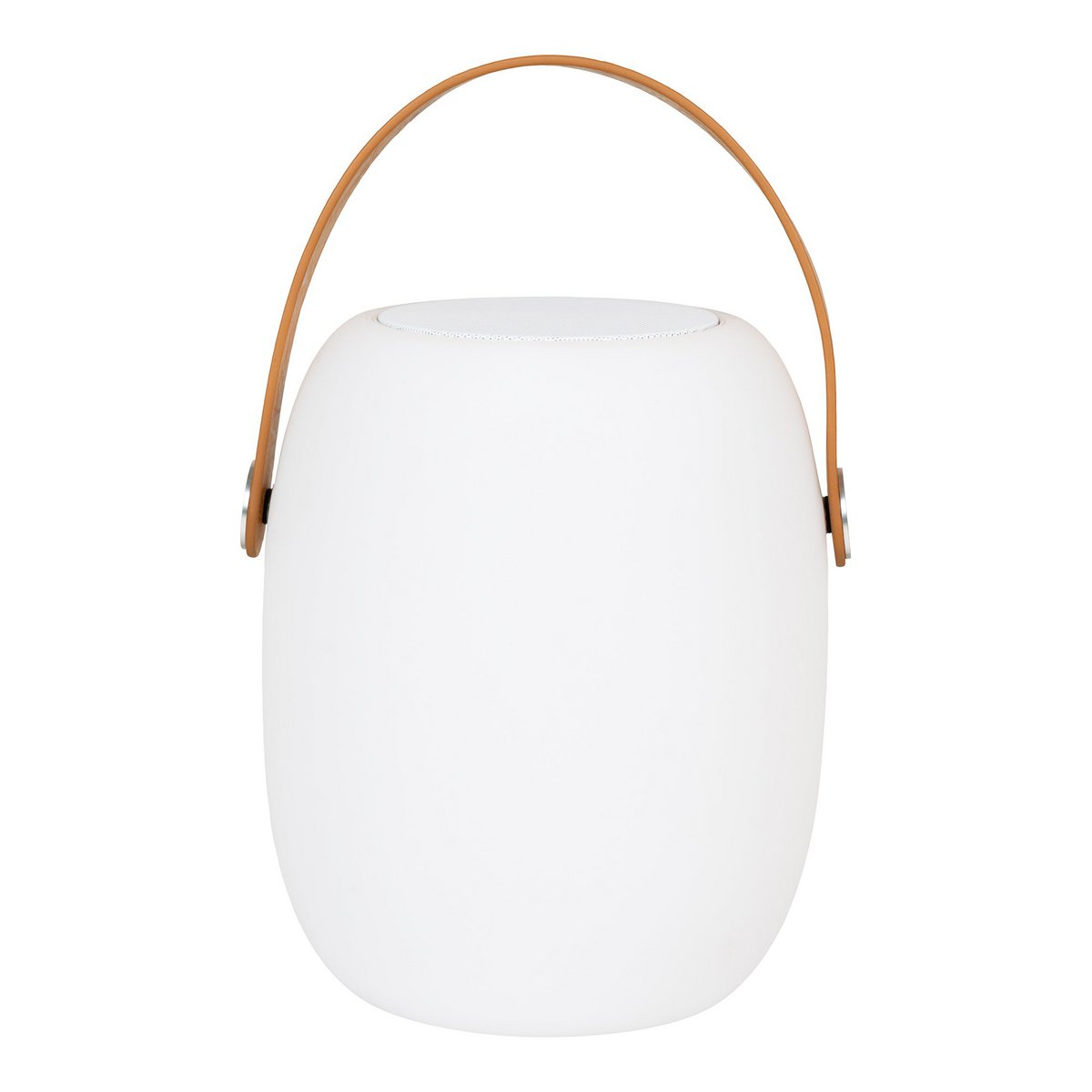 House Nordic ApS - Cardiff LED Lamp - Lamp met riem, oplaadbaar, bluetooth-luidspreker, wit - Deco Delights