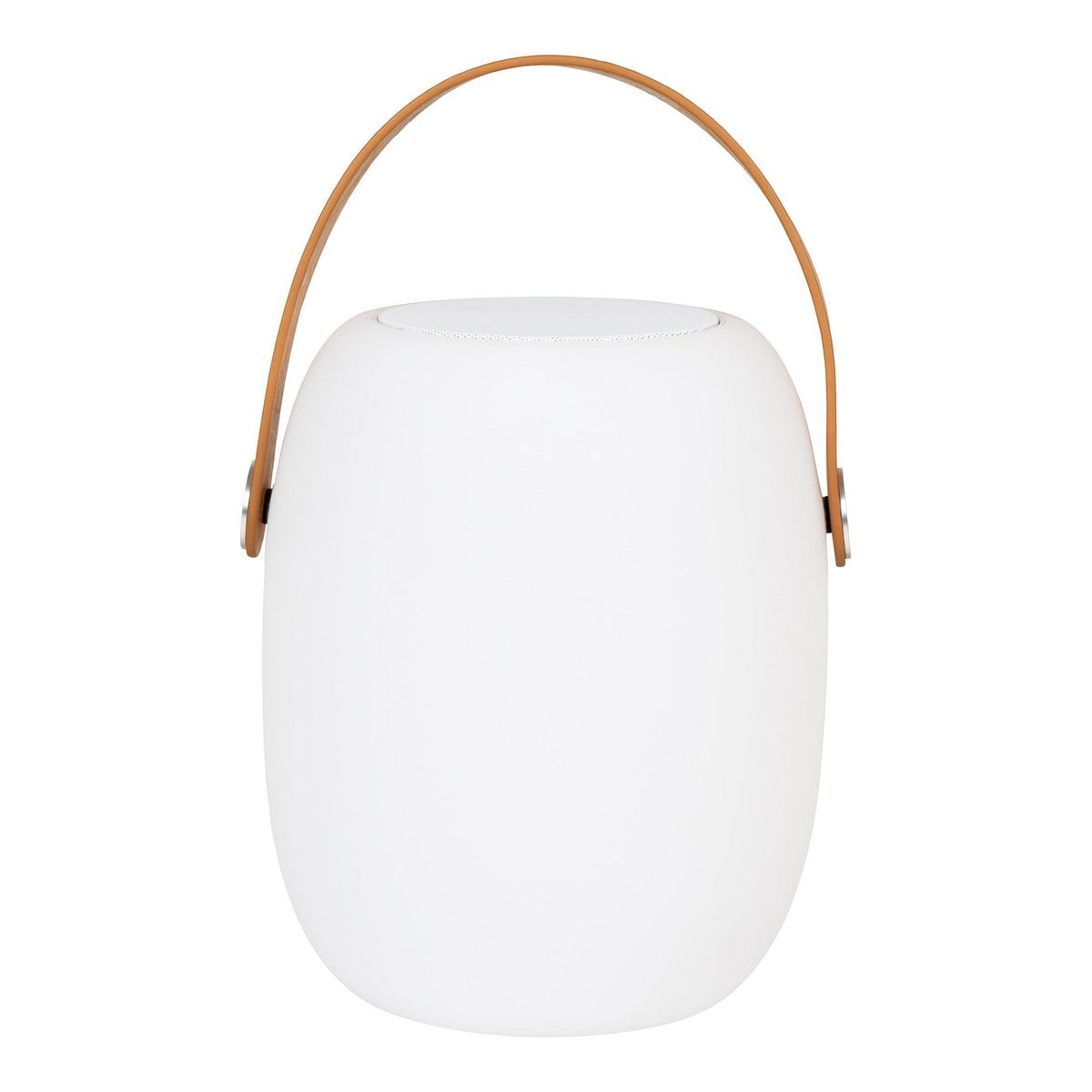 House Nordic ApS - Cardiff LED Lamp - Lamp met riem, oplaadbaar, bluetooth-luidspreker, wit - Deco Delights